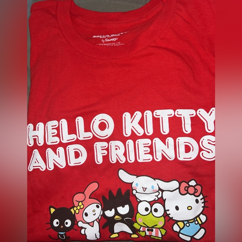 Hello Kitty And Friends Red Shirt